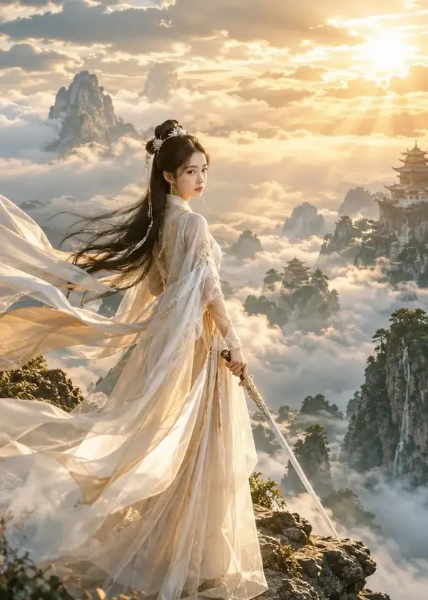 剑似师父剑剑我心上人海报，古装题材短剧，她是剑门最小的弟子，学剑十年只为有朝一日能替师父...