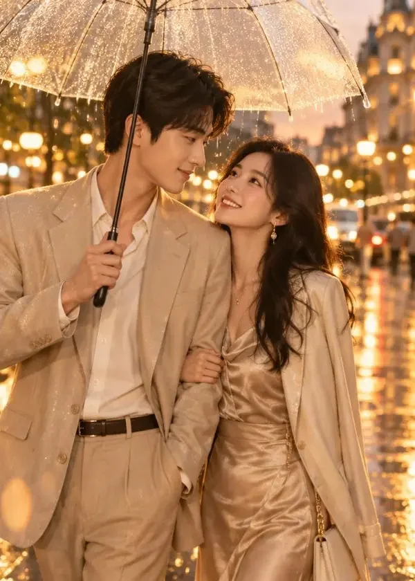 契约婚礼只延了一点海报，甜宠题材短剧，为了躲过家里安排的第七次相亲，温息和邻家哥哥签了...